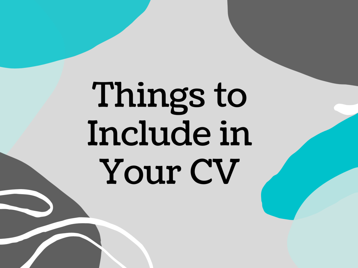 Things to Include in Your CV